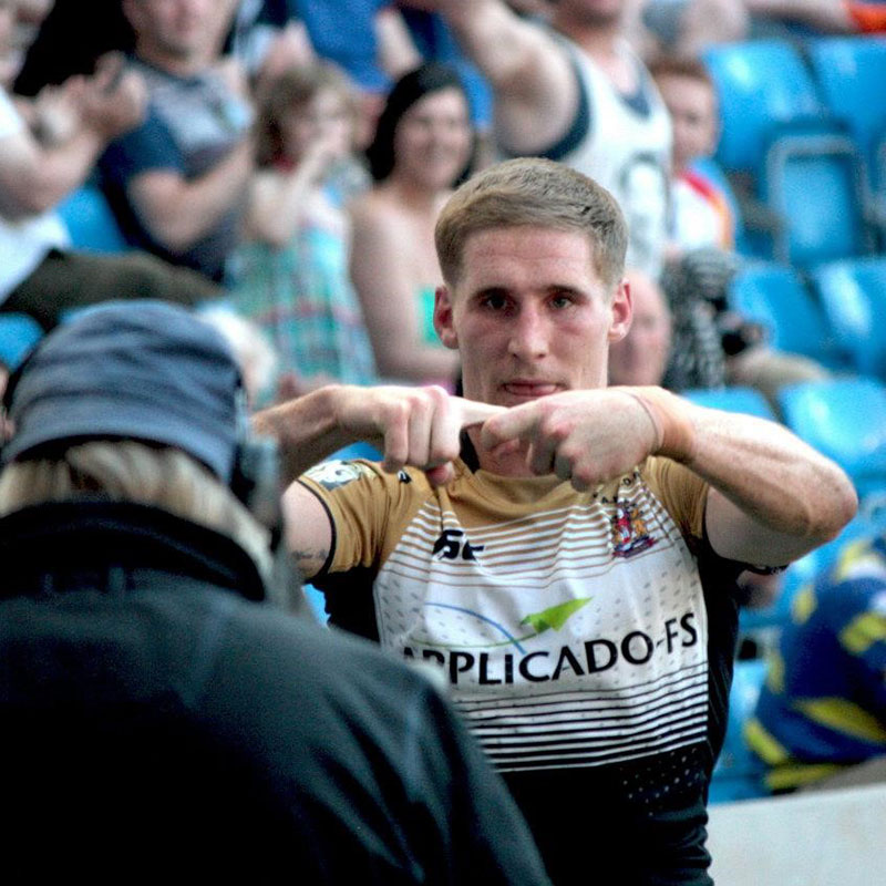 Sam Tomkins doing the JJ salute