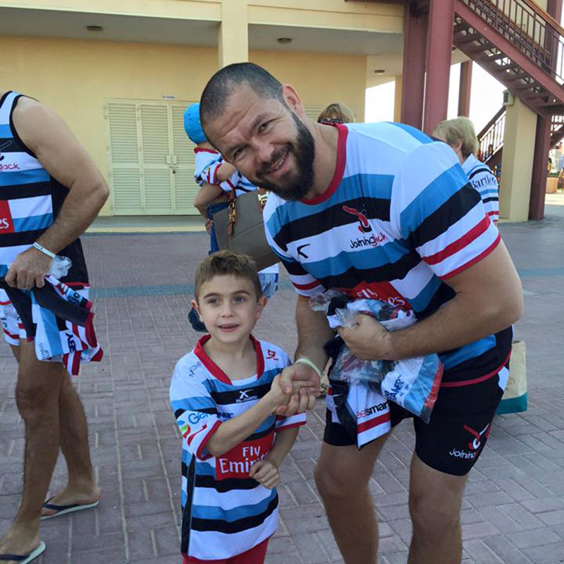 Andrew Farrell and Jack Johnson