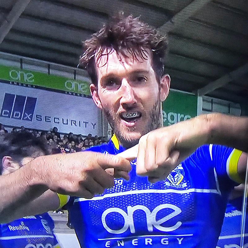 Stefan Ratchford doing the JJ salute